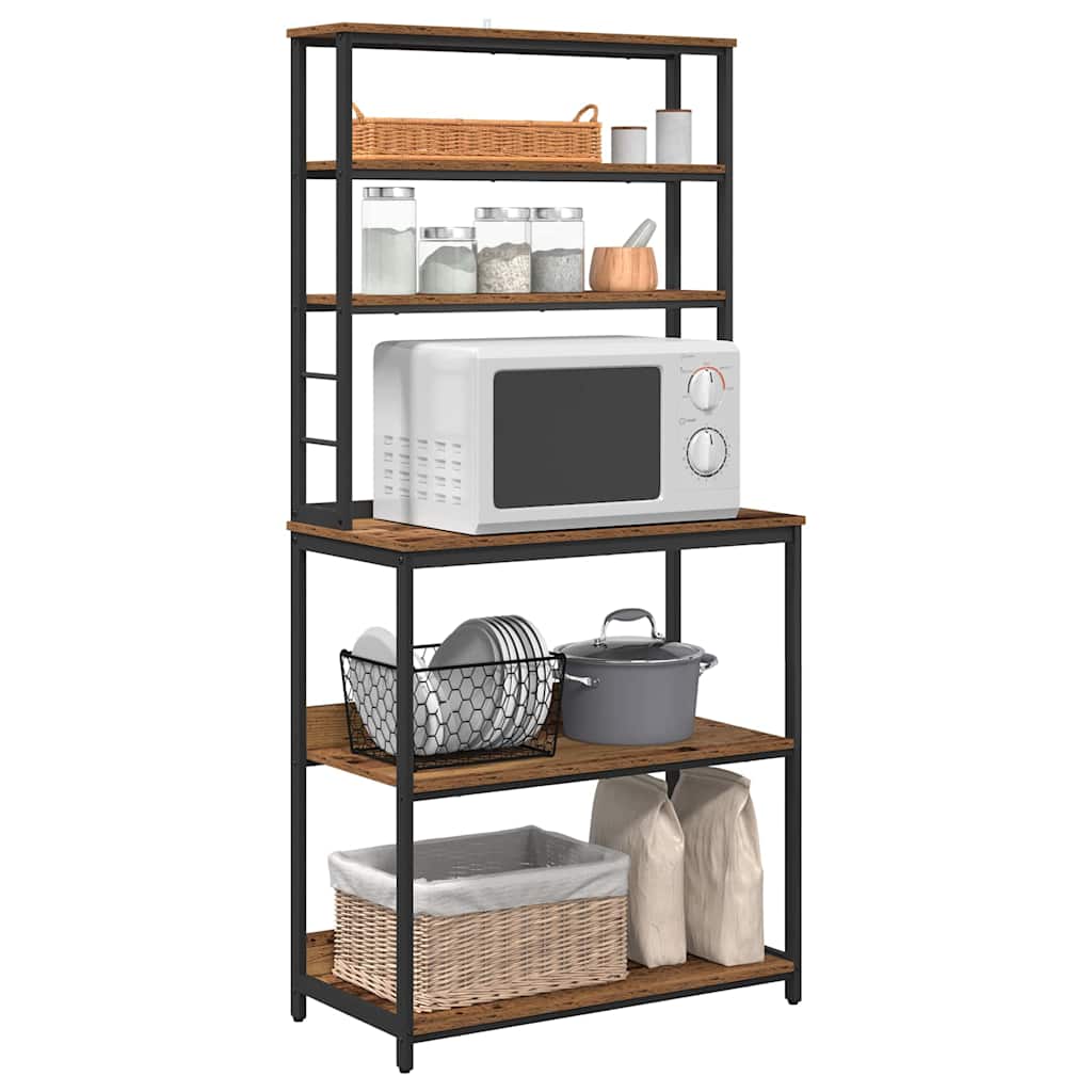 Keukenplank Oud Hout 80 x 40 x 168 cm Bewerkt hout is nu te koop bij PeponiXL, paradijselijk wonen!