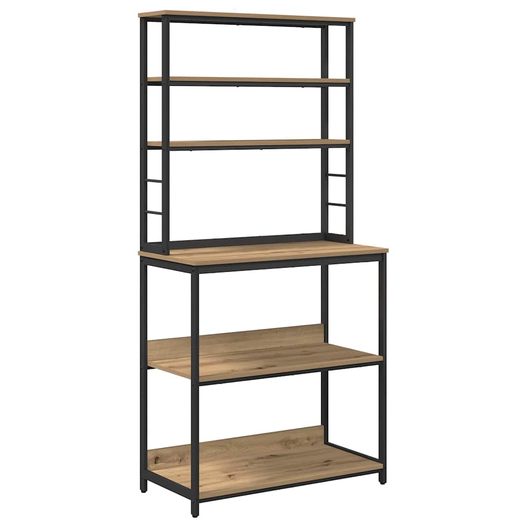 Keukenplank Artisan Eiken 80 x 40 x 168 cm Bewerkt hout is nu te koop bij PeponiXL, paradijselijk wonen!