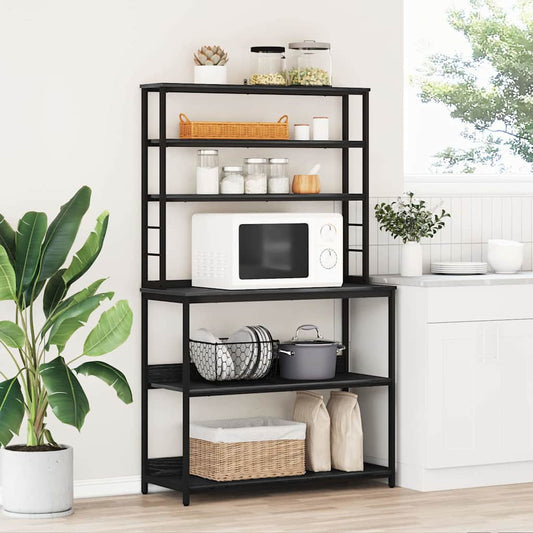 Keukenplank Zwart Eiken 100 x 40 x 168 cm Bewerkt hout is nu te koop bij PeponiXL, paradijselijk wonen!