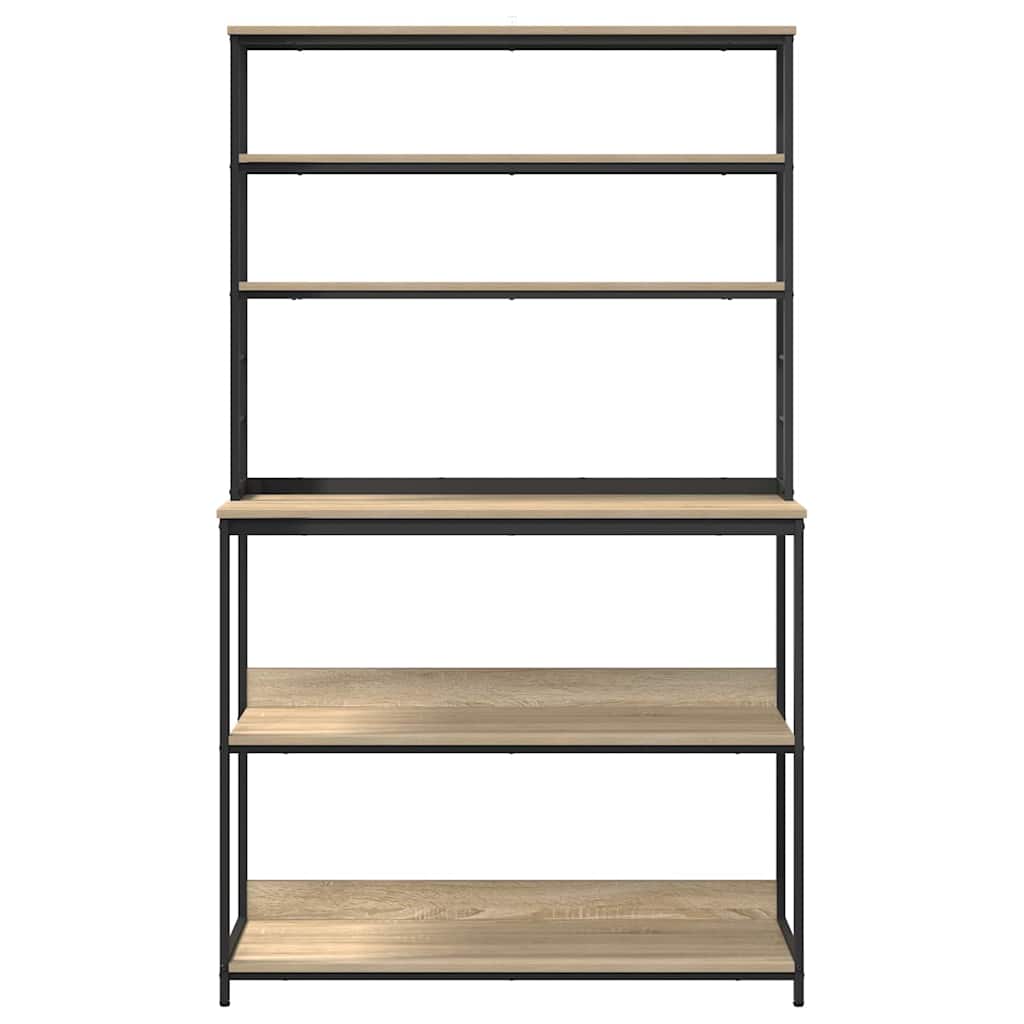 Keukenplank Sonoma Eiken 100 x 40 x 168 cm Bewerkt hout is nu te koop bij PeponiXL, paradijselijk wonen!