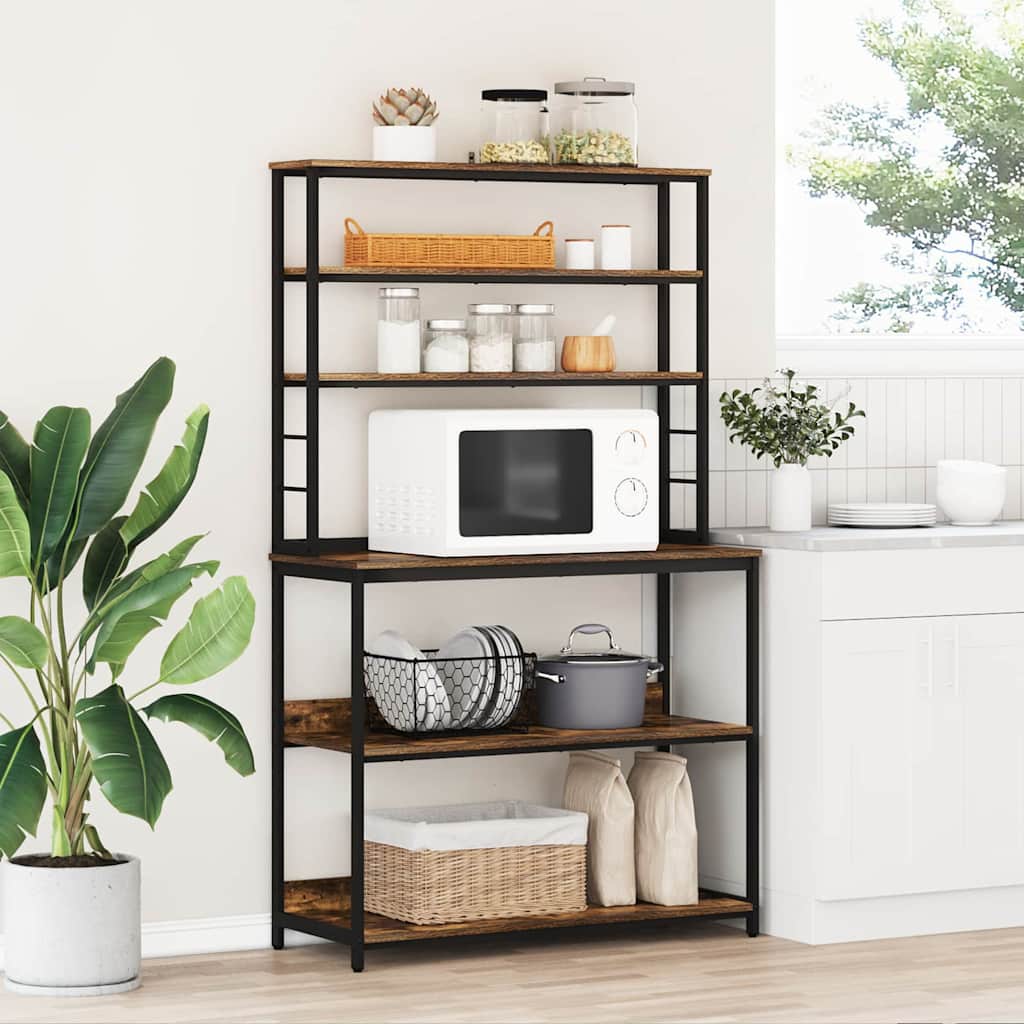 Keukenplank Gerookt eiken 100 x 40 x 168 cm Bewerkt hout is nu te koop bij PeponiXL, paradijselijk wonen!