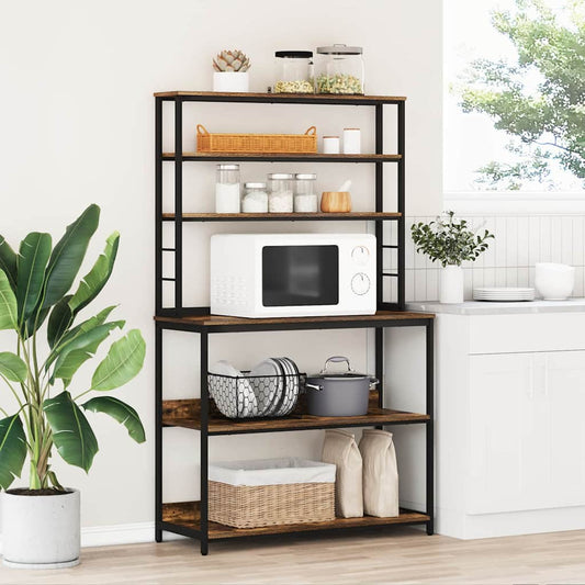 Keukenplank Gerookt eiken 100 x 40 x 168 cm Bewerkt hout is nu te koop bij PeponiXL, paradijselijk wonen!