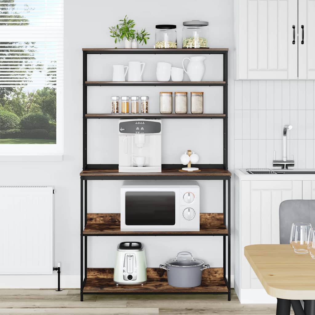 Keukenplank Gerookt eiken 100 x 40 x 168 cm Bewerkt hout is nu te koop bij PeponiXL, paradijselijk wonen!