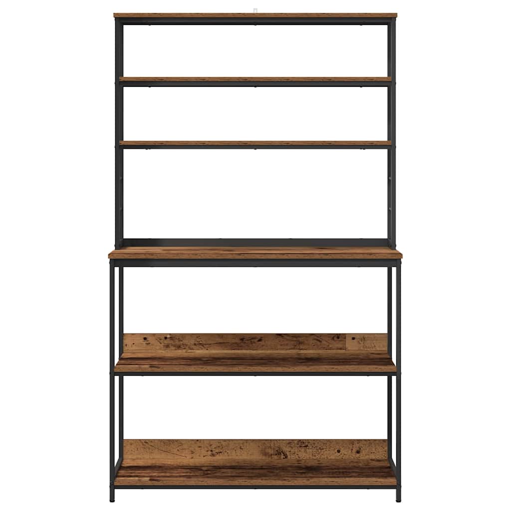 Keukenplank Oud Hout 100 x 40 x 168 cm Bewerkt hout is nu te koop bij PeponiXL, paradijselijk wonen!