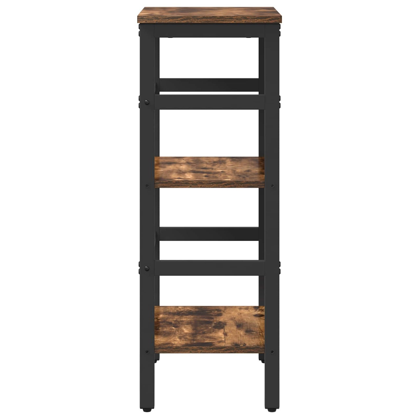 Boekenkast Gerookt eiken 40 x 29,5 x 81 cm Bewerkt hout is nu te koop bij PeponiXL, paradijselijk wonen!