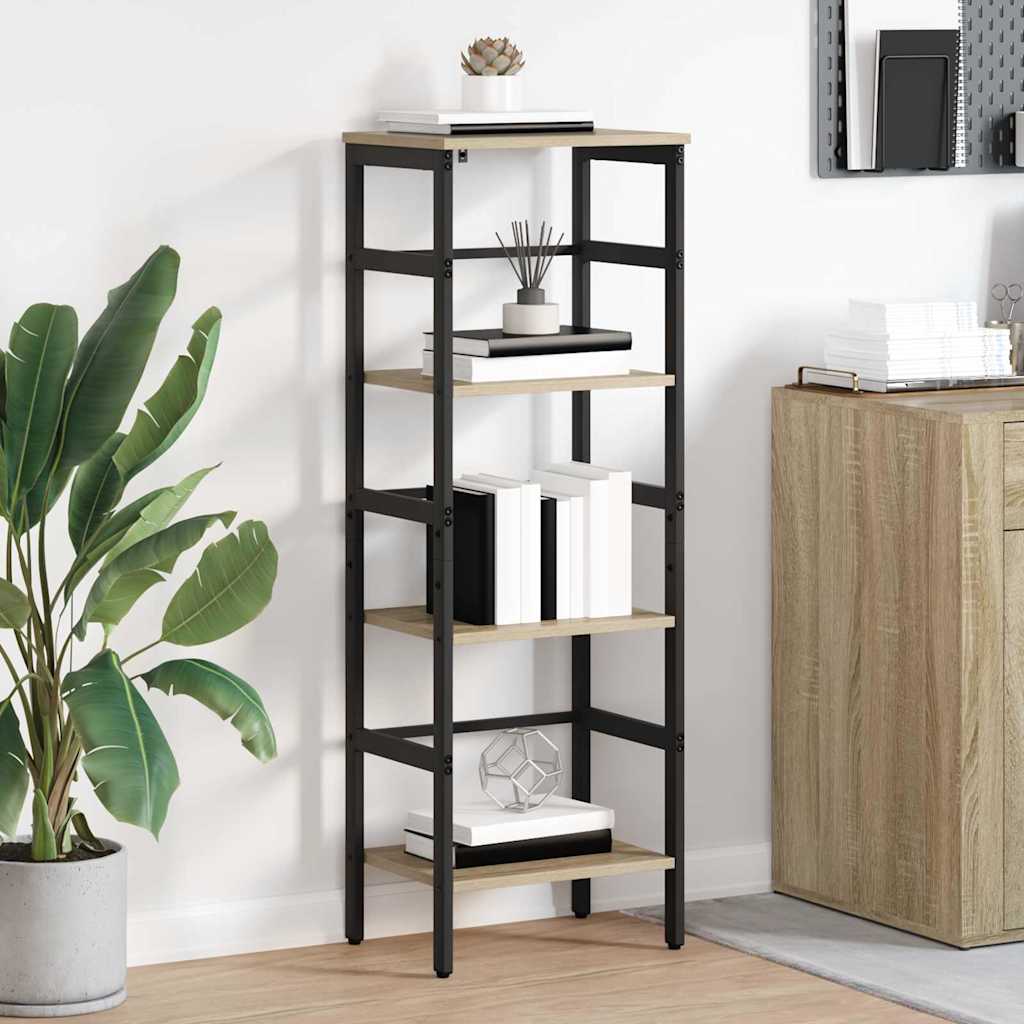 Boekenkast Sonoma Eiken 40 x 29,5 x 115 cm Bewerkt hout is nu te koop bij PeponiXL, paradijselijk wonen!