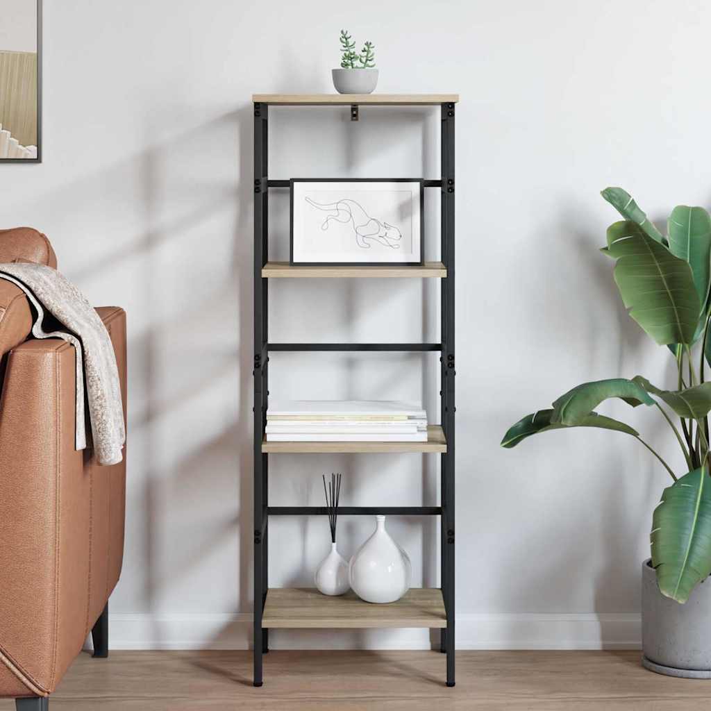 Boekenkast Sonoma Eiken 40 x 29,5 x 115 cm Bewerkt hout is nu te koop bij PeponiXL, paradijselijk wonen!