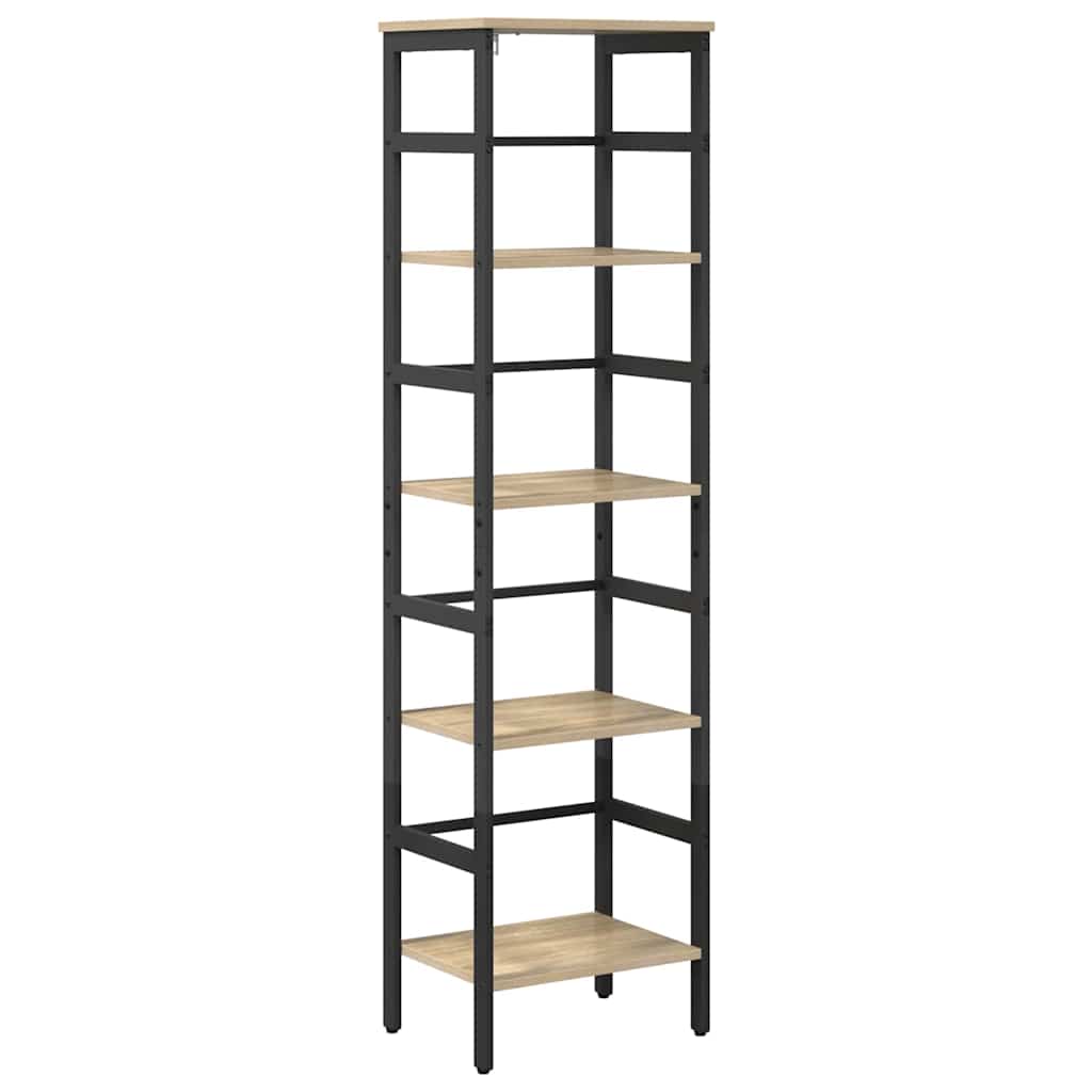 Boekenkast Sonoma Eiken 40 x 29,5 x 149 cm Bewerkt hout is nu te koop bij PeponiXL, paradijselijk wonen!