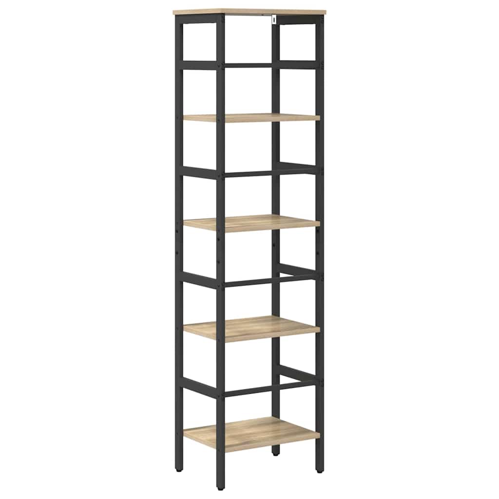 Boekenkast Sonoma Eiken 40 x 29,5 x 149 cm Bewerkt hout is nu te koop bij PeponiXL, paradijselijk wonen!
