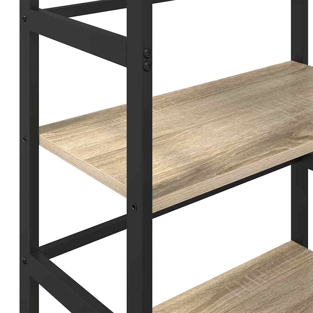 Boekenkast Sonoma Eiken 60 x 29,5 x 81 cm Bewerkt hout is nu te koop bij PeponiXL, paradijselijk wonen!