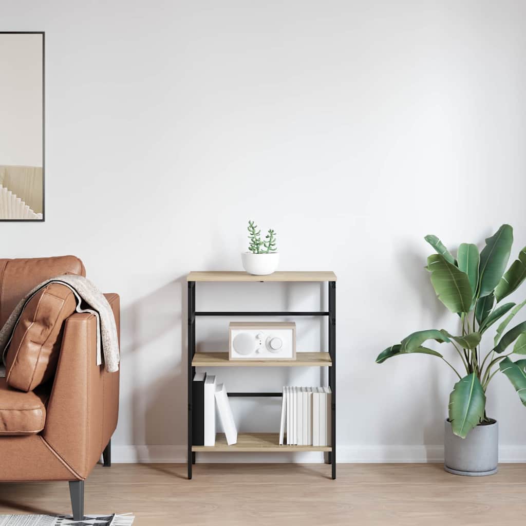 Boekenkast Sonoma Eiken 60 x 29,5 x 81 cm Bewerkt hout is nu te koop bij PeponiXL, paradijselijk wonen!