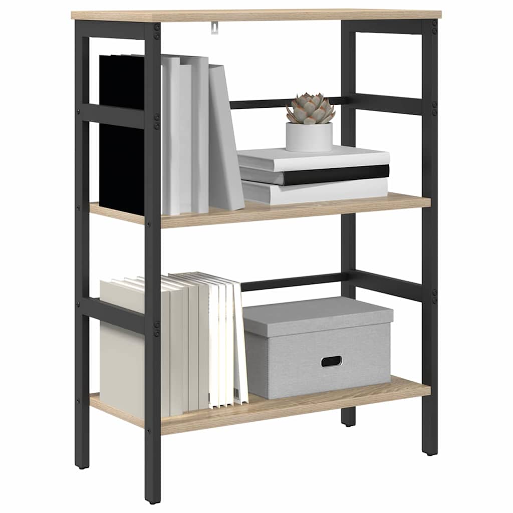 Boekenkast Sonoma Eiken 60 x 29,5 x 81 cm Bewerkt hout is nu te koop bij PeponiXL, paradijselijk wonen!