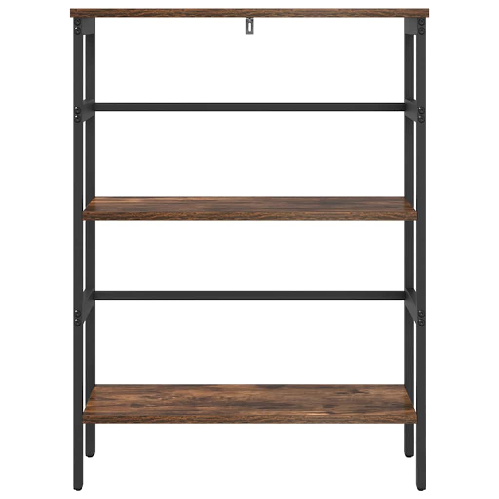 Boekenkast Gerookt eiken 60 x 29,5 x 81 cm Bewerkt hout is nu te koop bij PeponiXL, paradijselijk wonen!