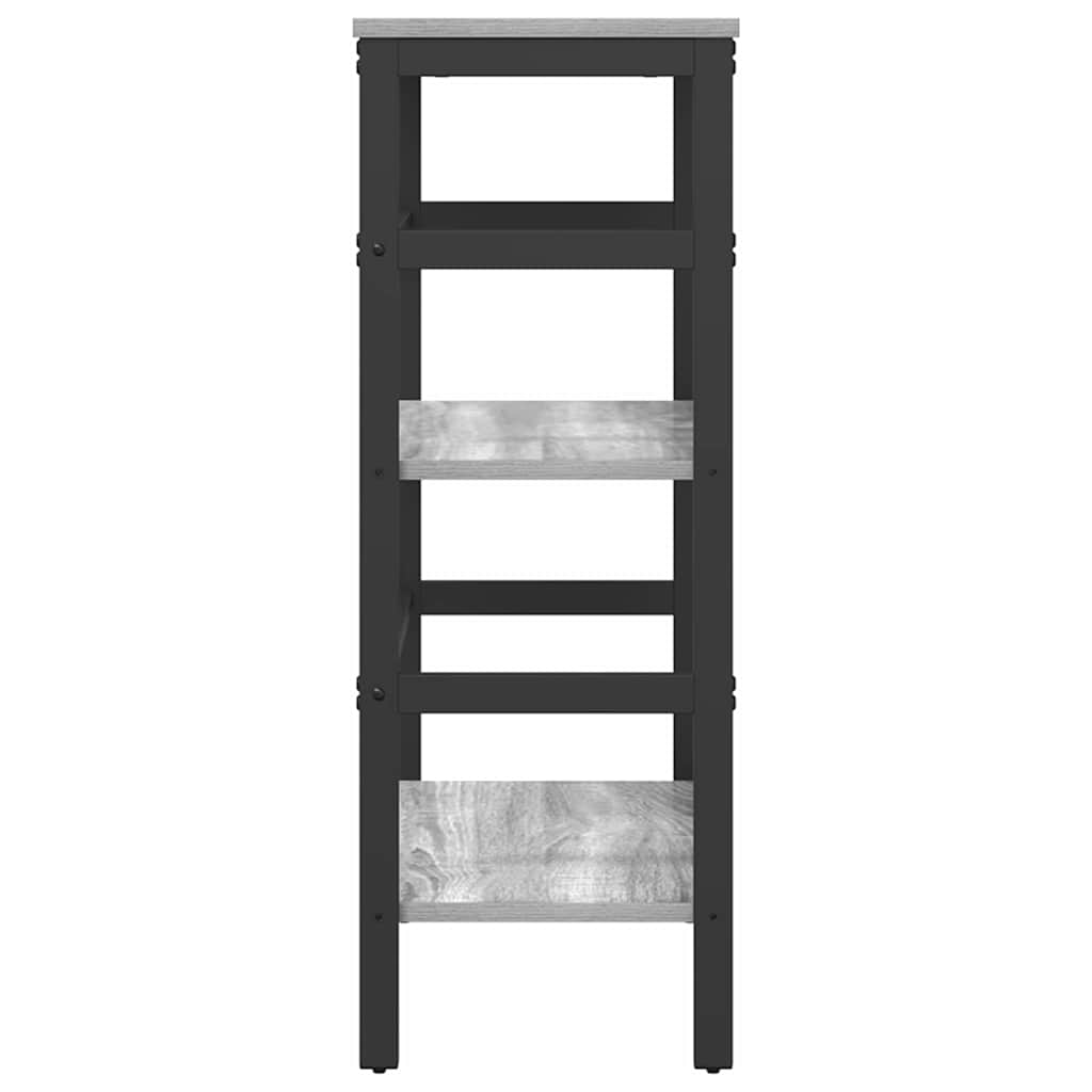 Boekenkast Grijs Sonoma 60 x 29,5 x 81 cm Bewerkt hout is nu te koop bij PeponiXL, paradijselijk wonen!