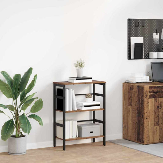 Boekenkast Oud Hout 60 x 29,5 x 81 cm Bewerkt hout is nu te koop bij PeponiXL, paradijselijk wonen!