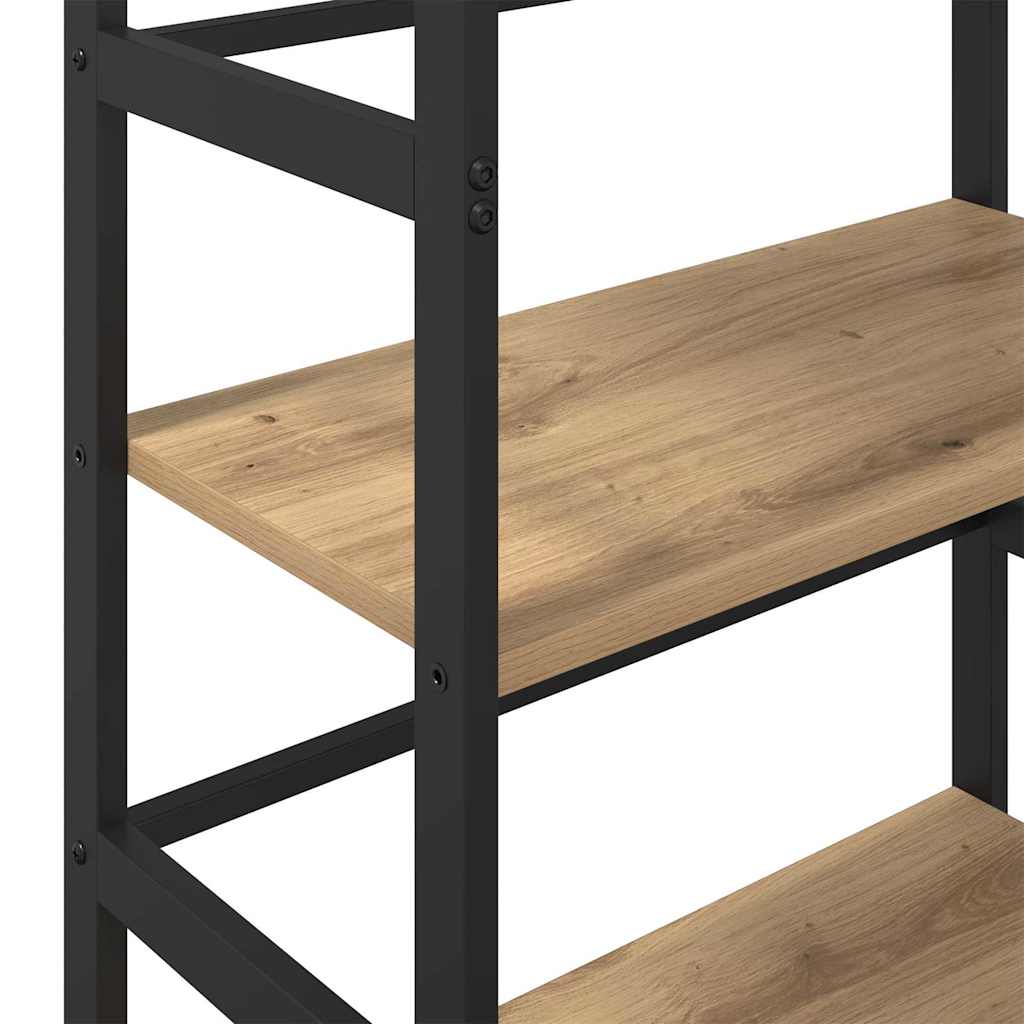 Boekenkast Artisan Eiken 60 x 29,5 x 81 cm Bewerkt hout is nu te koop bij PeponiXL, paradijselijk wonen!