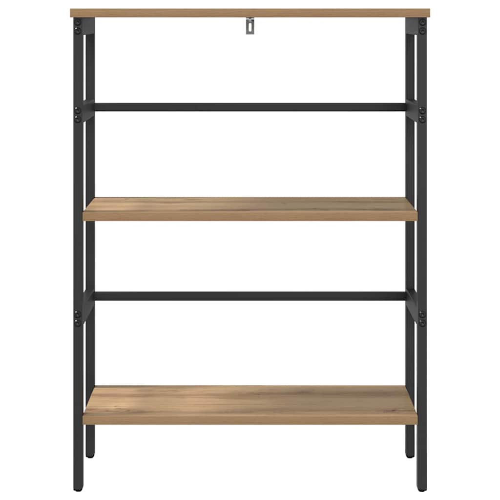 Boekenkast Artisan Eiken 60 x 29,5 x 81 cm Bewerkt hout is nu te koop bij PeponiXL, paradijselijk wonen!