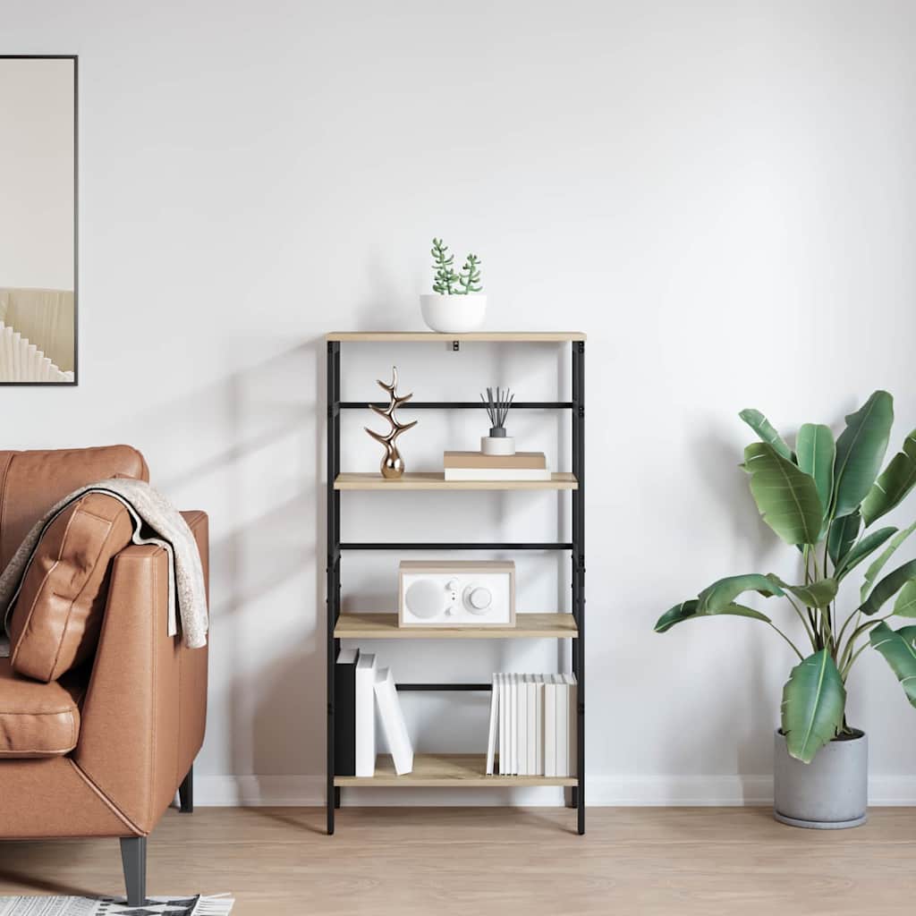 Boekenkast Sonoma Eiken 60 x 29,5 x 115 cm Bewerkt hout is nu te koop bij PeponiXL, paradijselijk wonen!