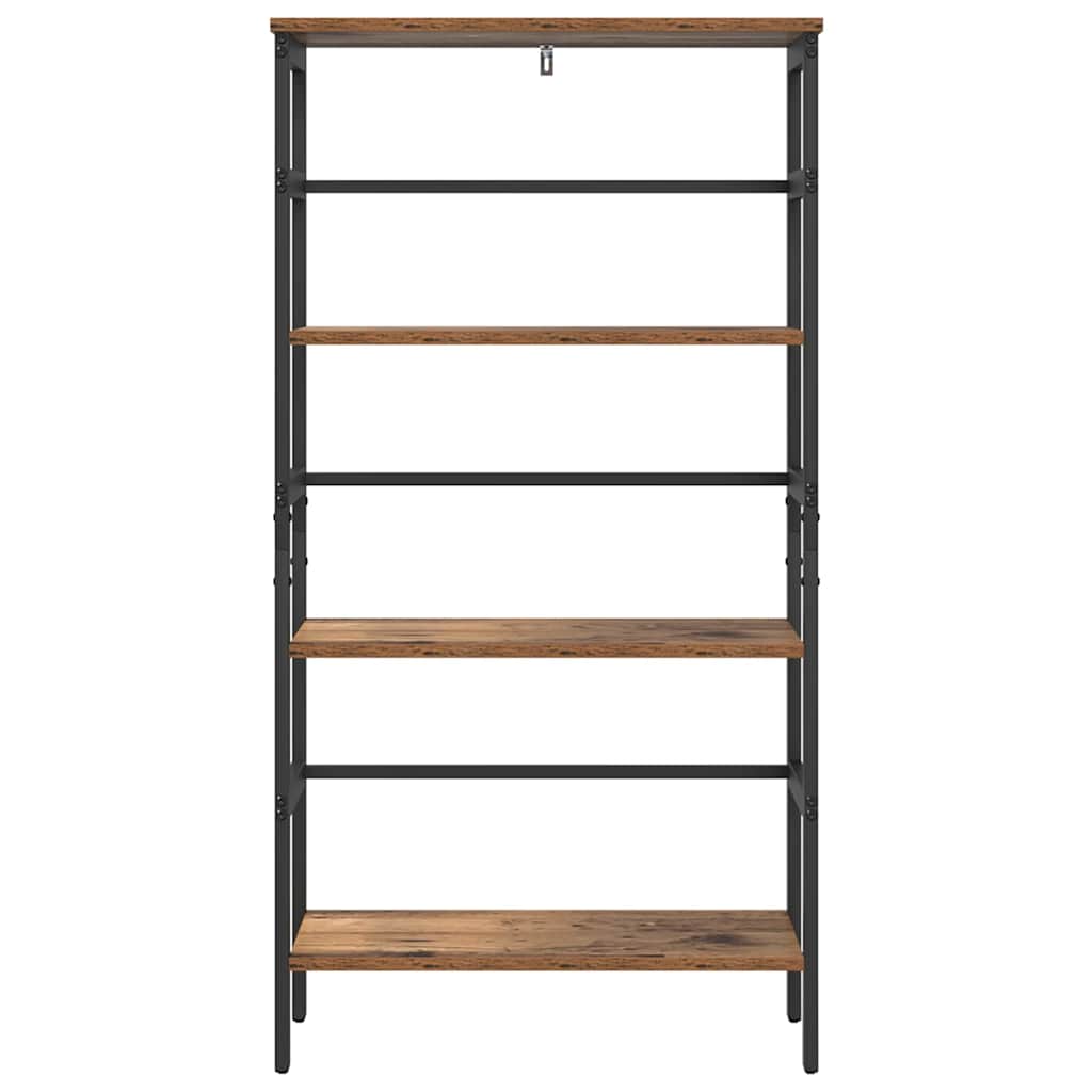 Boekenkast Oud Hout 60 x 29,5 x 115 cm Bewerkt hout is nu te koop bij PeponiXL, paradijselijk wonen!