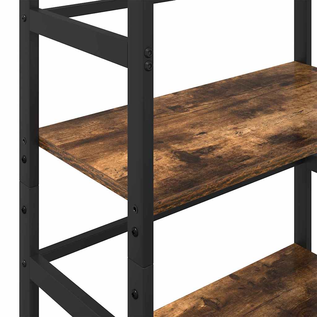 Boekenkast Gerookt eiken 60 x 29,5 x 149 cm Bewerkt hout is nu te koop bij PeponiXL, paradijselijk wonen!