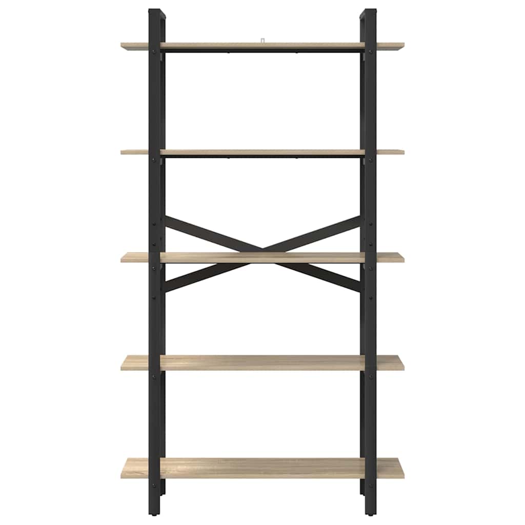 Boekenkast Sonoma Eiken 100 x 33,5 x 178 cm Bewerkt hout is nu te koop bij PeponiXL, paradijselijk wonen!