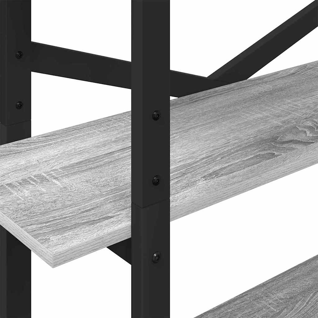 Boekenkast Grijs Sonoma 100 x 33,5 x 178 cm Bewerkt hout is nu te koop bij PeponiXL, paradijselijk wonen!