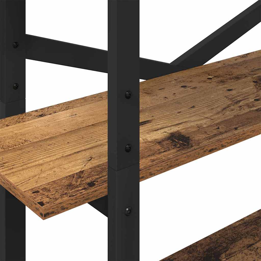 Boekenkast Oud Hout 100 x 33,5 x 178 cm Bewerkt hout is nu te koop bij PeponiXL, paradijselijk wonen!