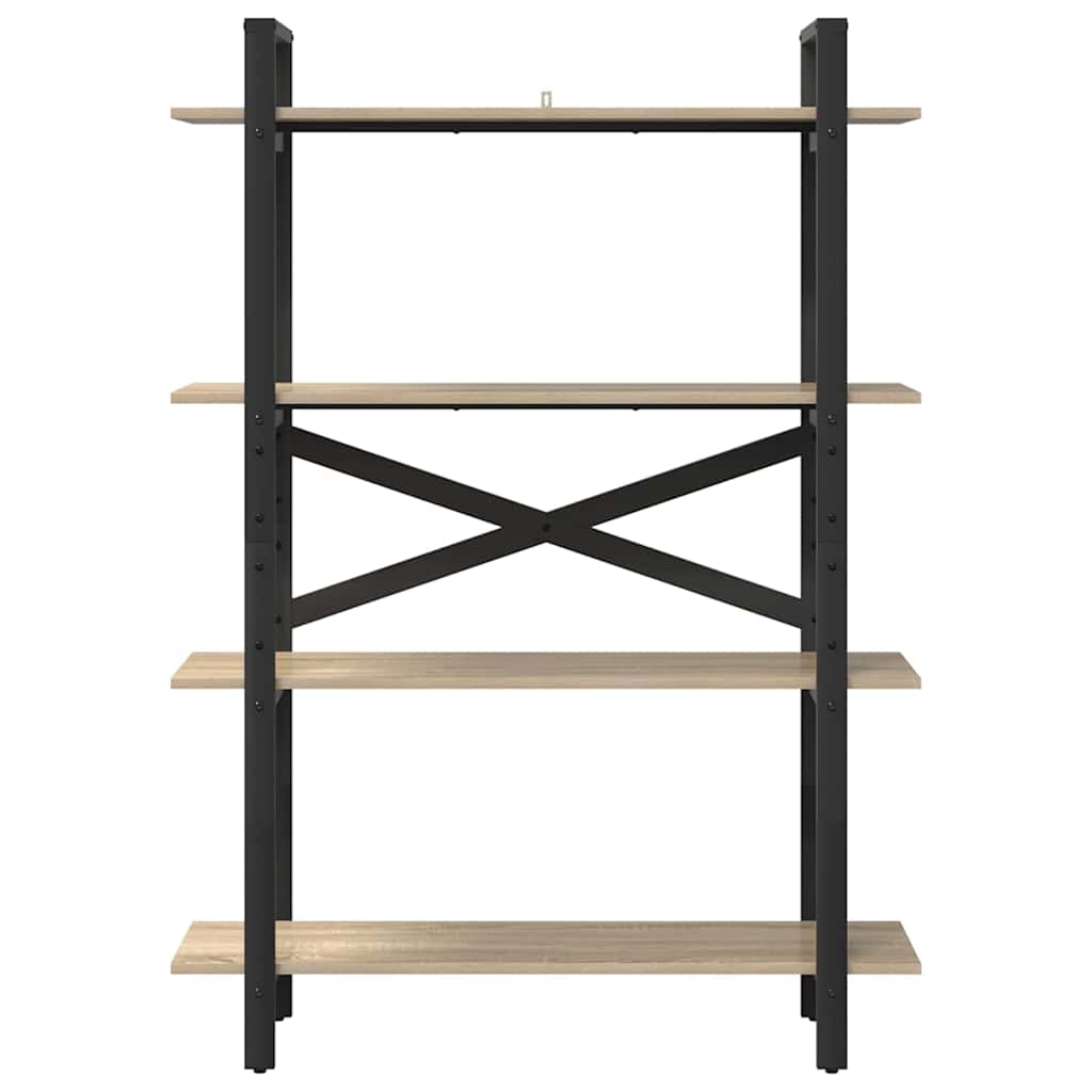 Boekenkast Sonoma Eiken 100 x 33,5 x 140 cm Bewerkt hout is nu te koop bij PeponiXL, paradijselijk wonen!