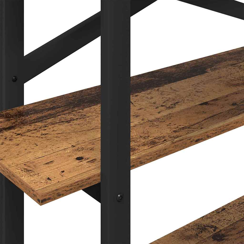 Boekenkast Oud Hout 100 x 33,5 x 102 cm Bewerkt hout is nu te koop bij PeponiXL, paradijselijk wonen!