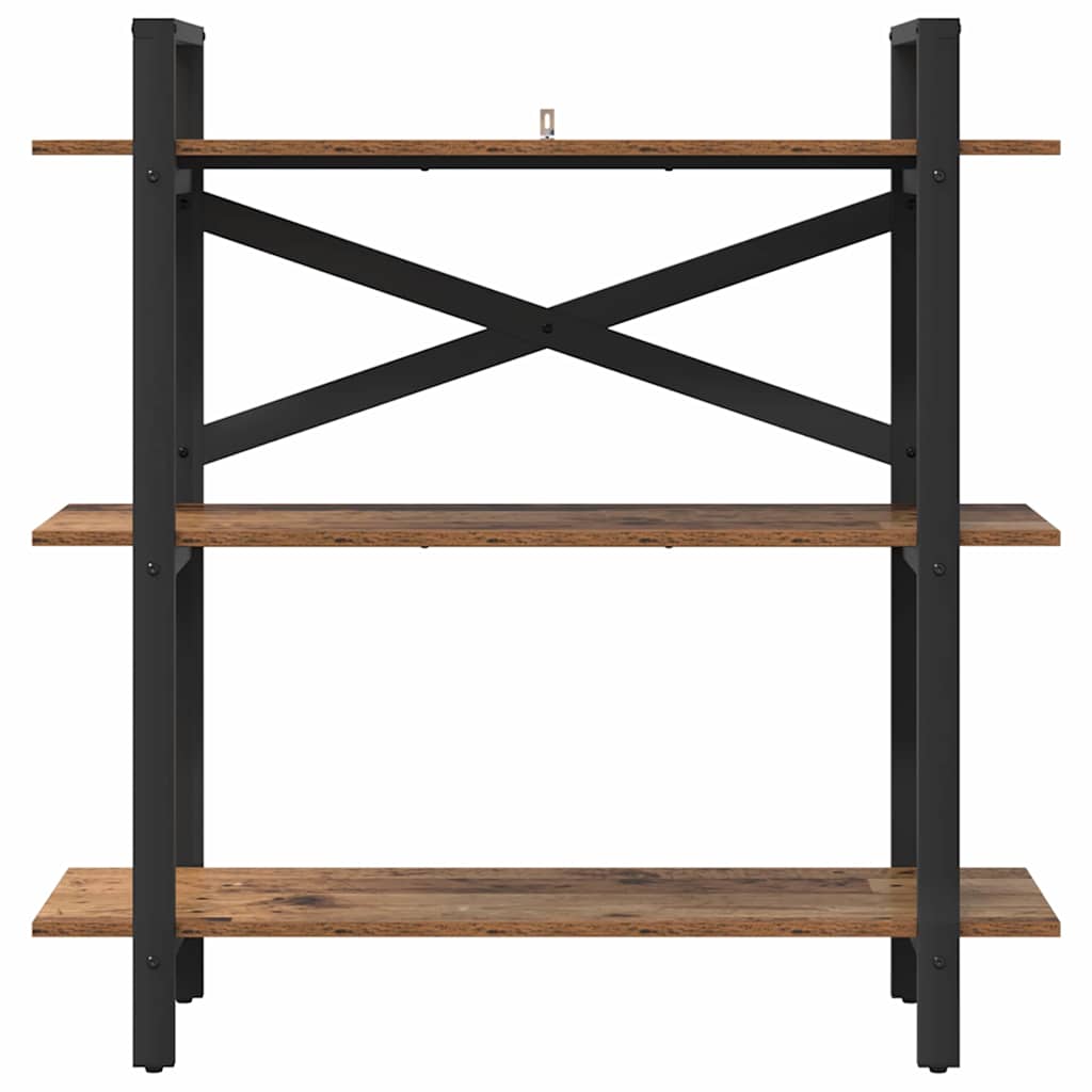 Boekenkast Oud Hout 100 x 33,5 x 102 cm Bewerkt hout is nu te koop bij PeponiXL, paradijselijk wonen!