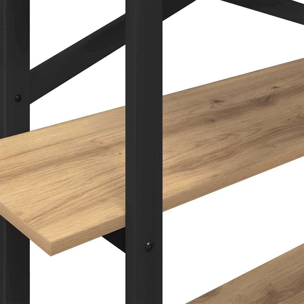 Boekenkast Artisan Eiken 100 x 33,5 x 102 cm Bewerkt hout is nu te koop bij PeponiXL, paradijselijk wonen!