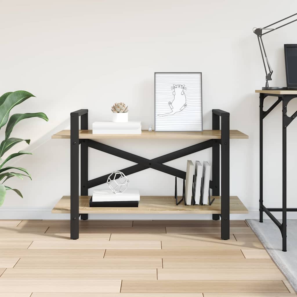 Boekenkast Sonoma Eiken 100 x 33,5 x 64 cm Bewerkt hout is nu te koop bij PeponiXL, paradijselijk wonen!