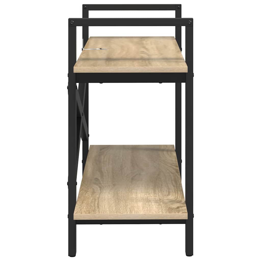 Boekenkast Sonoma Eiken 100 x 33,5 x 64 cm Bewerkt hout is nu te koop bij PeponiXL, paradijselijk wonen!