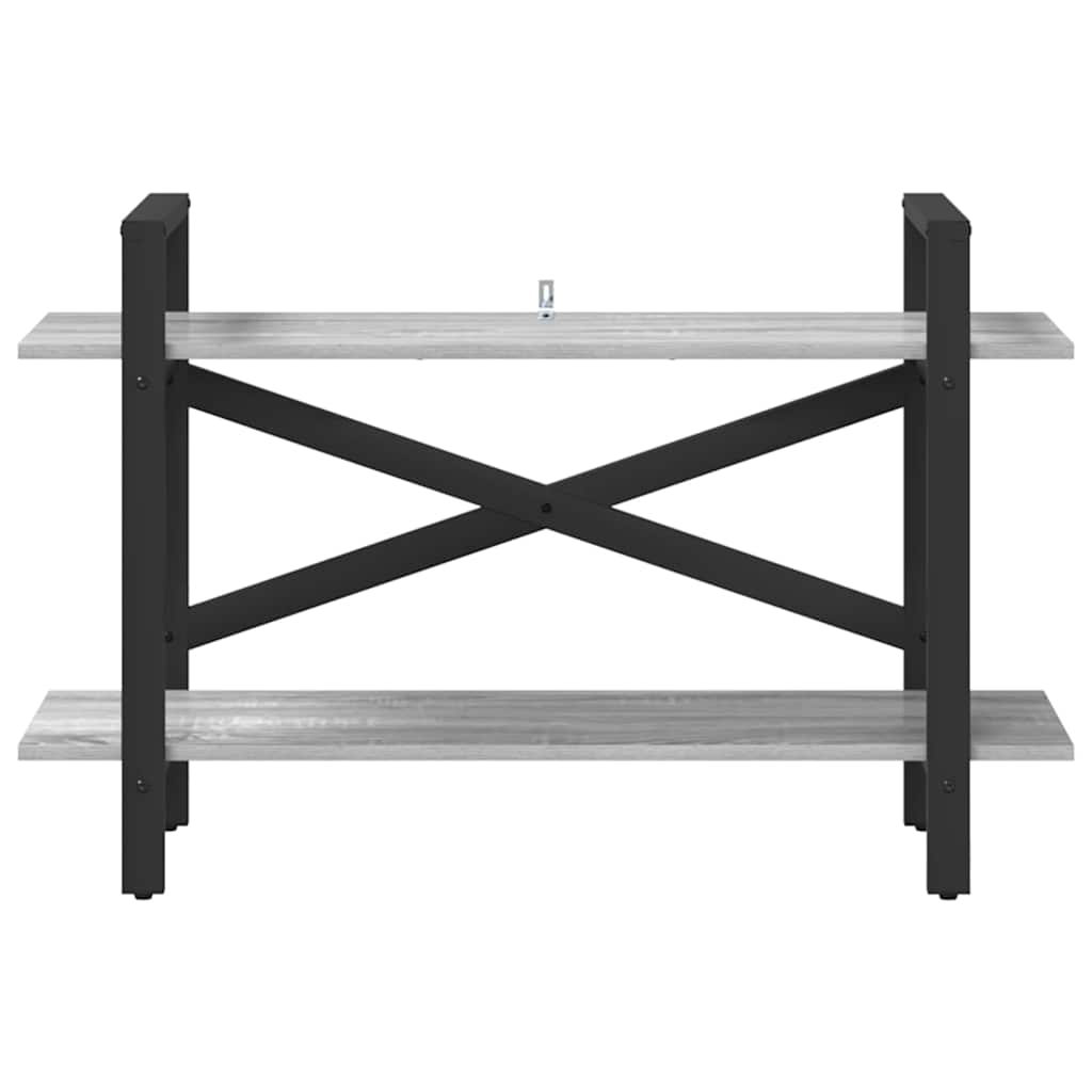 Boekenkast Grijs Sonoma 100 x 33,5 x 64 cm Bewerkt hout is nu te koop bij PeponiXL, paradijselijk wonen!