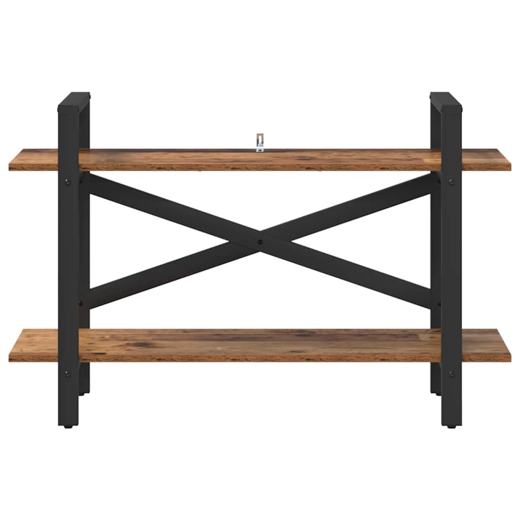 Boekenkast Oud Hout 100 x 33,5 x 64 cm Bewerkt hout is nu te koop bij PeponiXL, paradijselijk wonen!