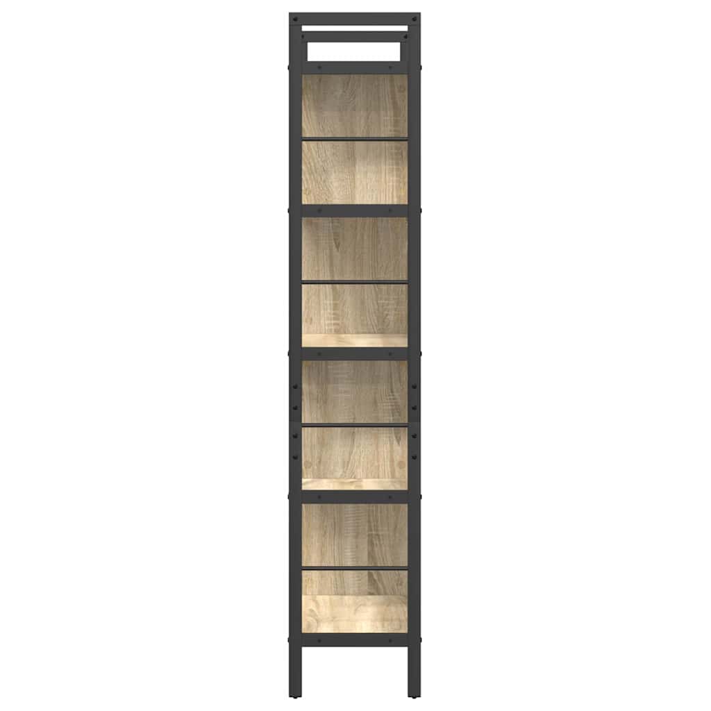 Boekenkast Sonoma Eiken 75 x 30 x 156 cm Bewerkt hout is nu te koop bij PeponiXL, paradijselijk wonen!