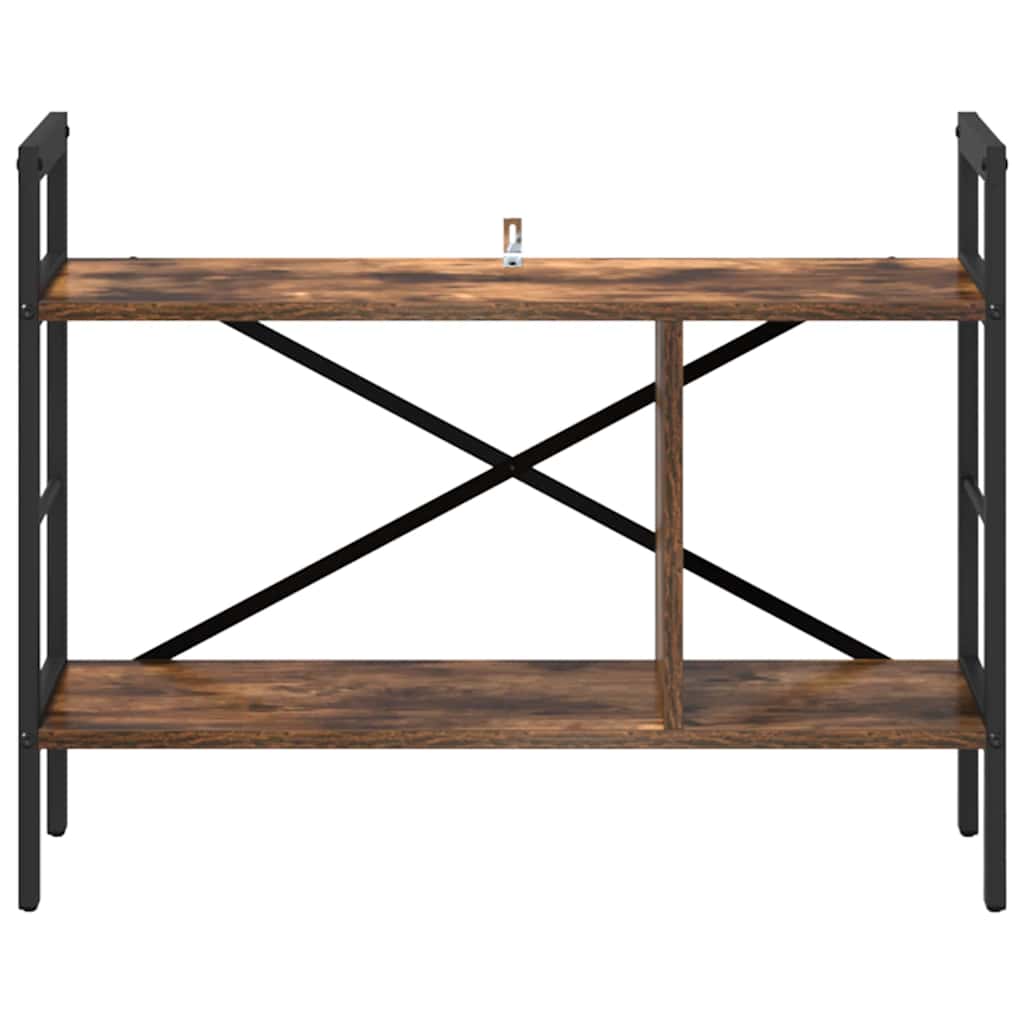 Boekenkast Gerookt eiken 75 x 30 x 58,5 cm Bewerkt hout is nu te koop bij PeponiXL, paradijselijk wonen!