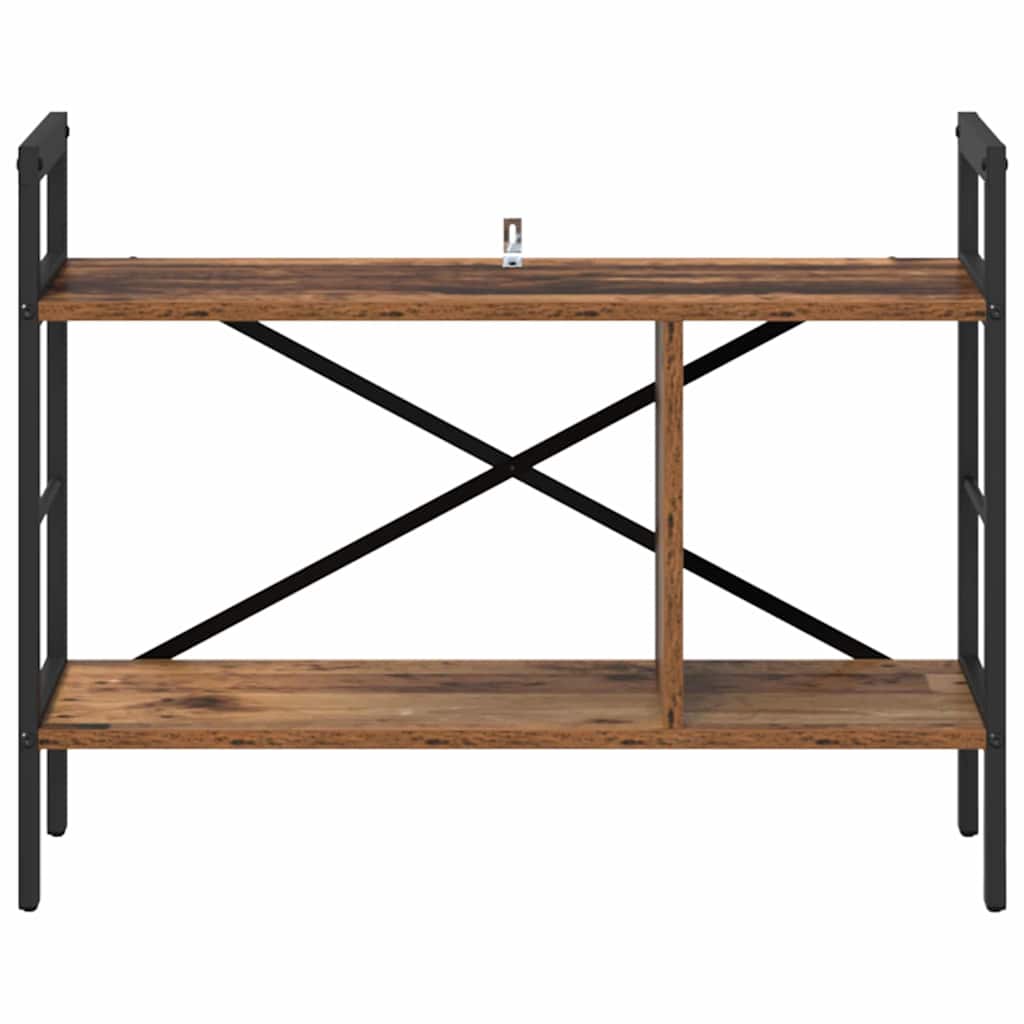 Boekenkast Oud Hout 75 x 30 x 58,5 cm Bewerkt hout is nu te koop bij PeponiXL, paradijselijk wonen!