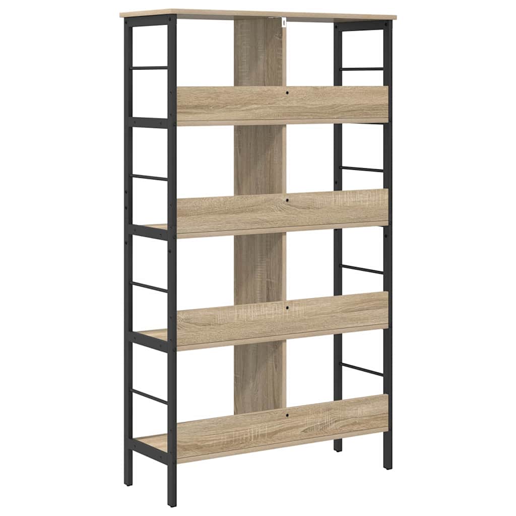 Boekenkast Sonoma Eiken 82 x 32 x 144,5 cm Bewerkt hout is nu te koop bij PeponiXL, paradijselijk wonen!