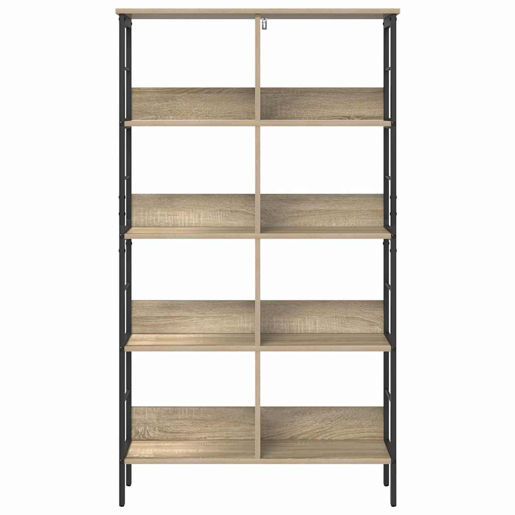 Boekenkast Sonoma Eiken 82 x 32 x 144,5 cm Bewerkt hout is nu te koop bij PeponiXL, paradijselijk wonen!