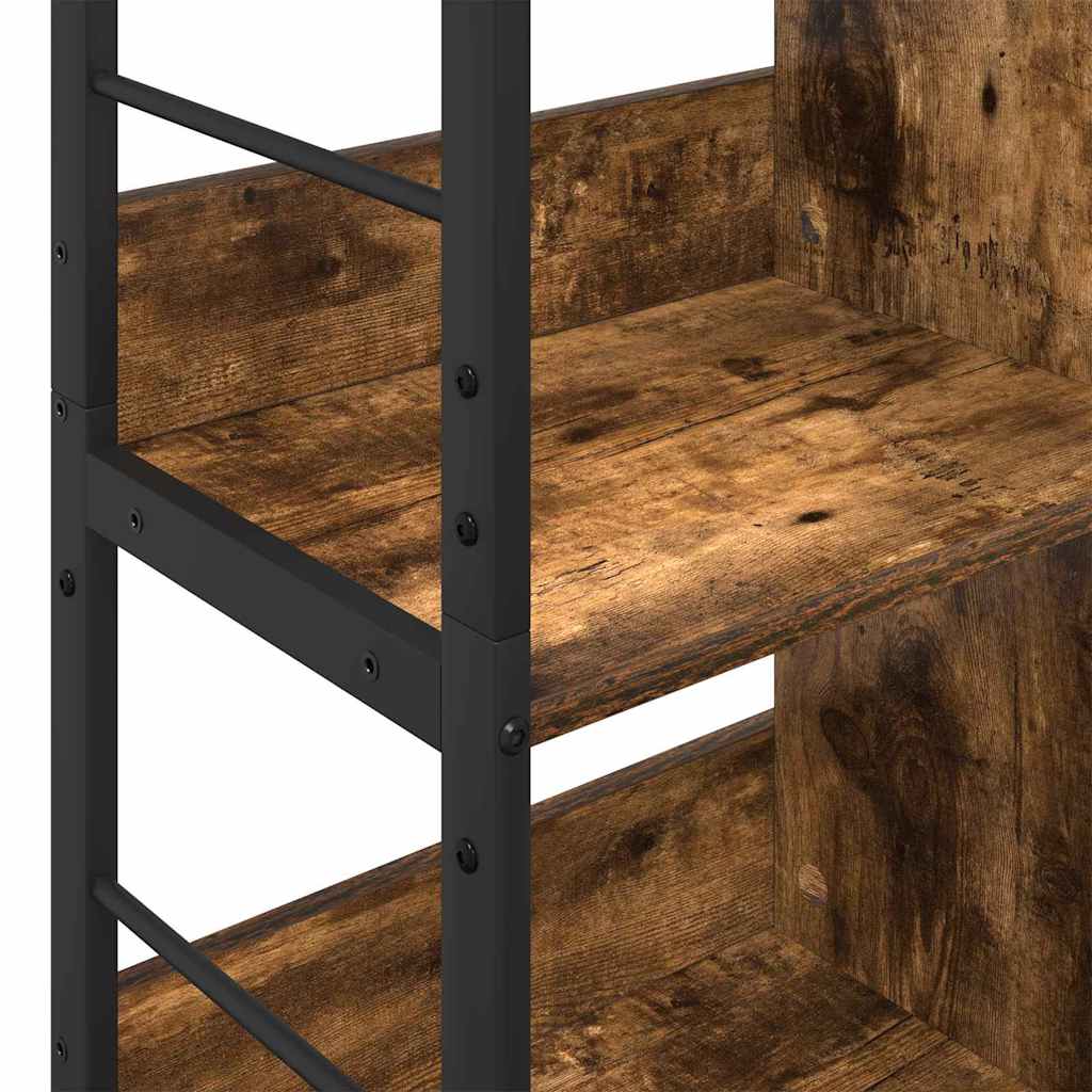 Boekenkast Gerookt eiken 82 x 32 x 144,5 cm Bewerkt hout is nu te koop bij PeponiXL, paradijselijk wonen!