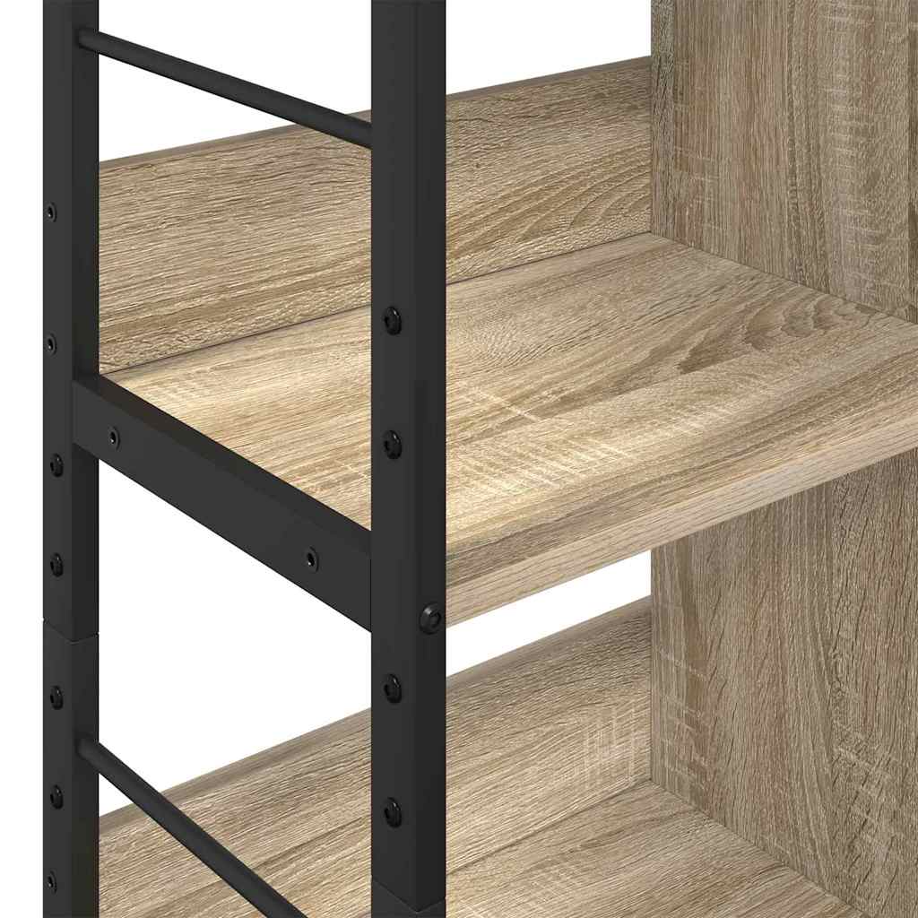 Boekenkast Sonoma Eiken 82 x 32 x 112 cm Bewerkt hout is nu te koop bij PeponiXL, paradijselijk wonen!