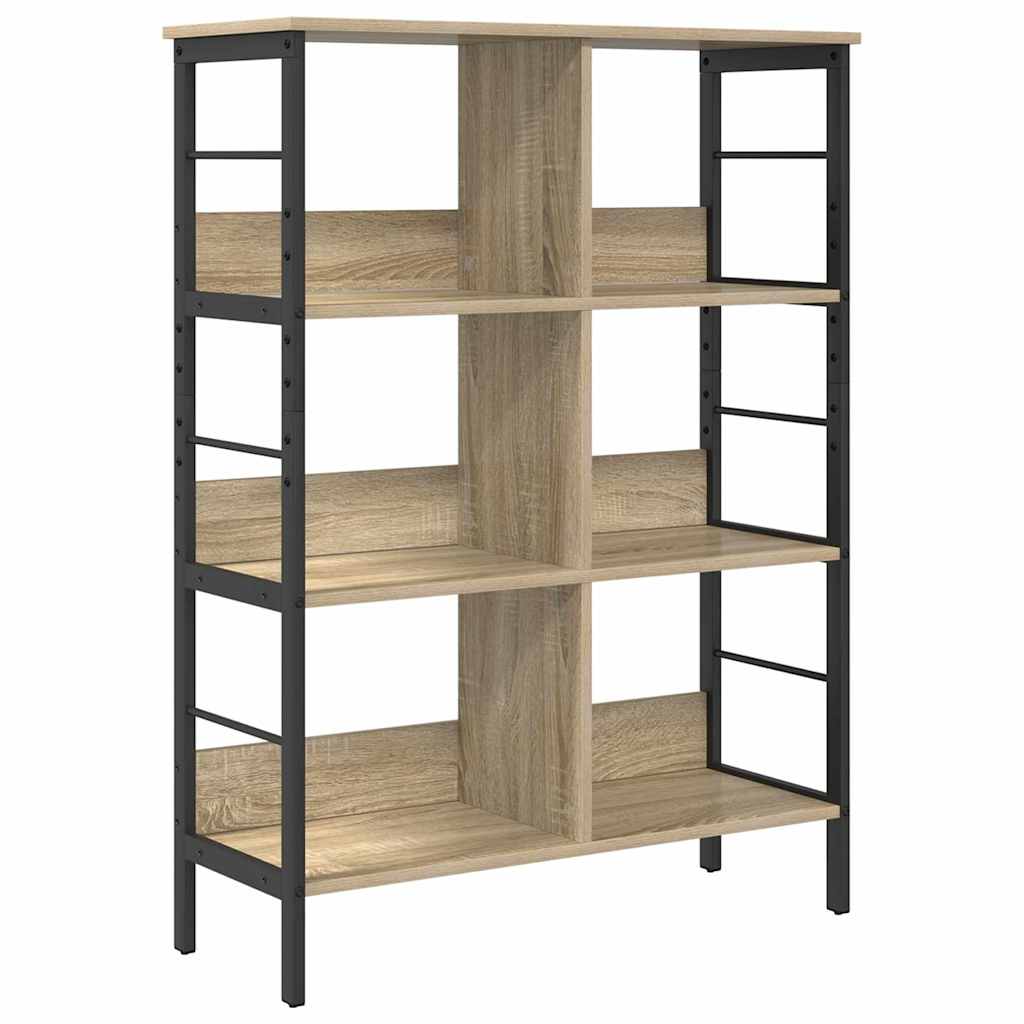 Boekenkast Sonoma Eiken 82 x 32 x 112 cm Bewerkt hout is nu te koop bij PeponiXL, paradijselijk wonen!