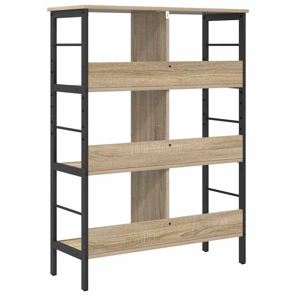Boekenkast Sonoma Eiken 82 x 32 x 112 cm Bewerkt hout is nu te koop bij PeponiXL, paradijselijk wonen!