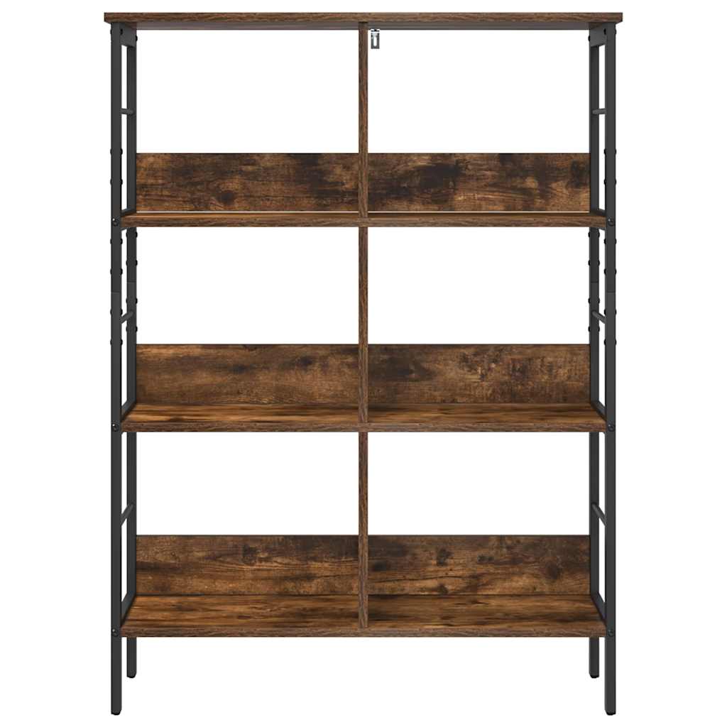 Boekenkast Gerookt eiken 82 x 32 x 112 cm Bewerkt hout is nu te koop bij PeponiXL, paradijselijk wonen!