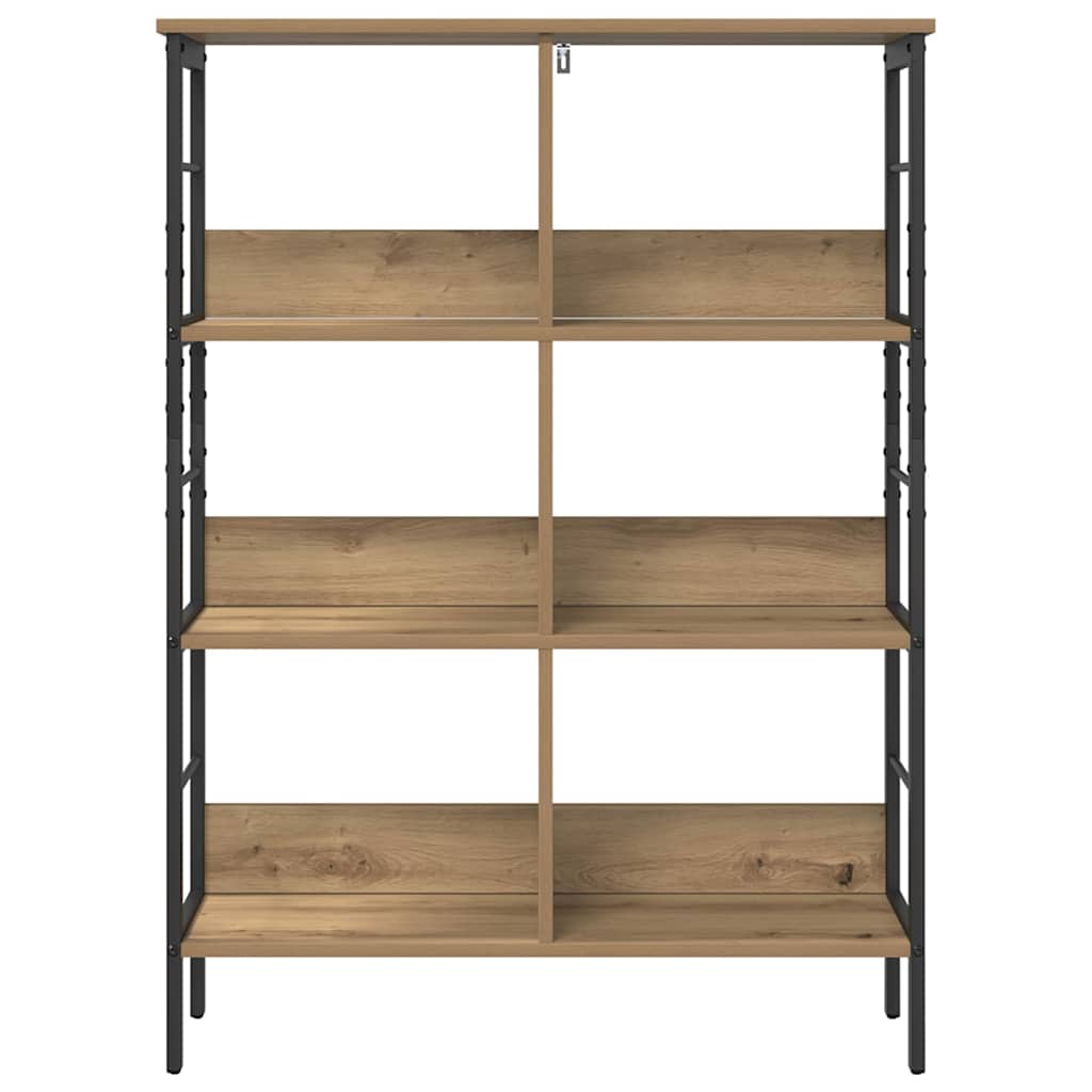 Boekenkast Artisan Eiken 82 x 32 x 112 cm Bewerkt hout is nu te koop bij PeponiXL, paradijselijk wonen!