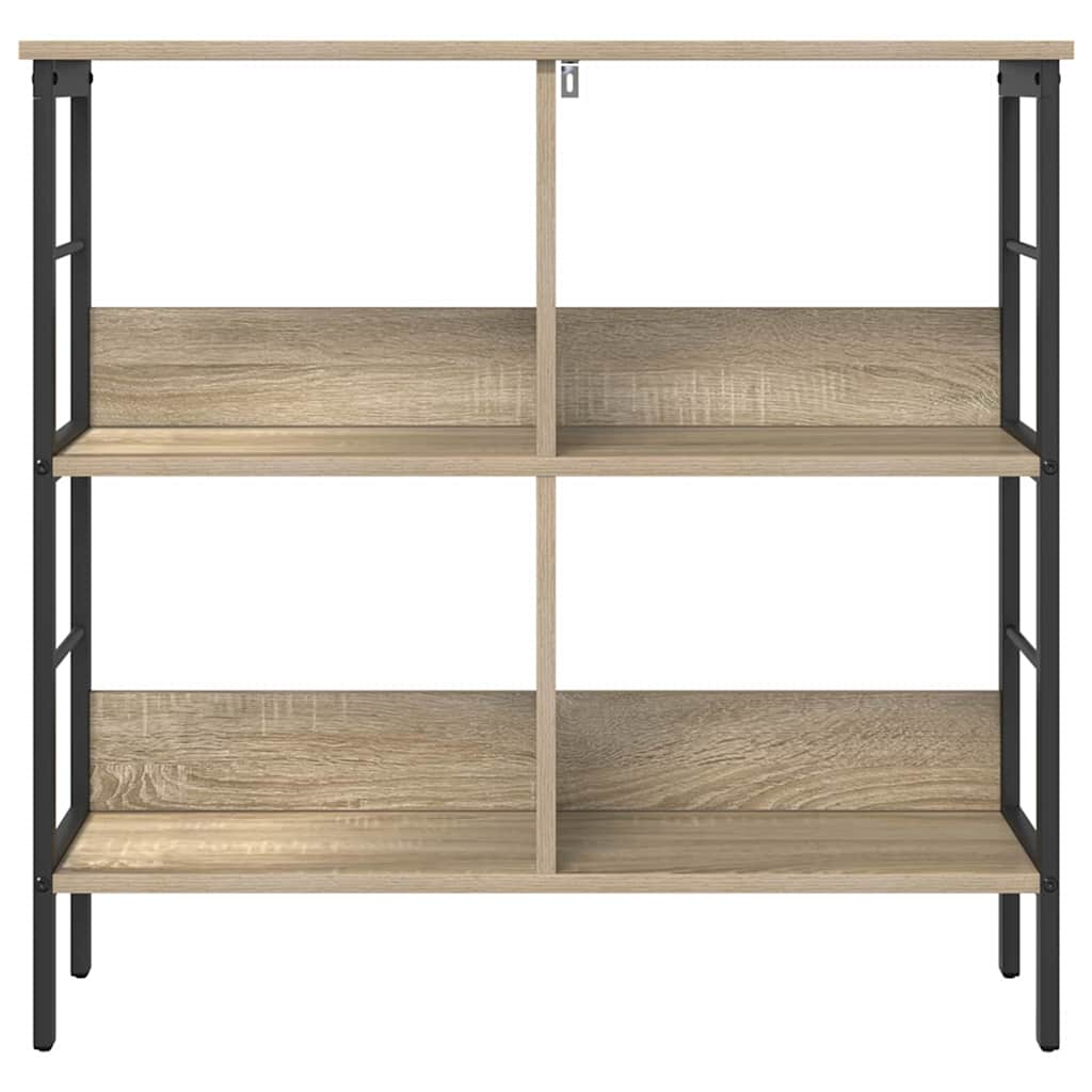 Boekenkast Sonoma Eiken 82 x 32 x 79 cm Bewerkt hout is nu te koop bij PeponiXL, paradijselijk wonen!