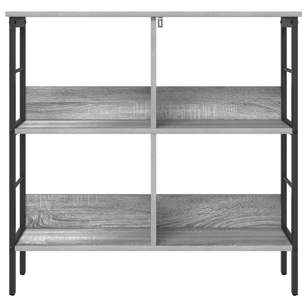 Boekenkast Grijs Sonoma 82 x 32 x 79 cm Bewerkt hout is nu te koop bij PeponiXL, paradijselijk wonen!