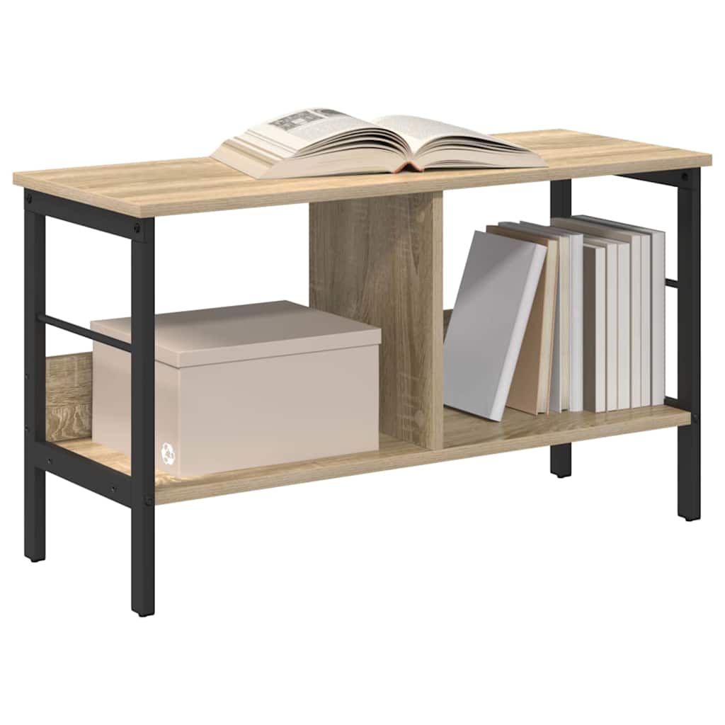 Boekenkast Sonoma Eiken 82 x 32 x 47 cm Bewerkt hout is nu te koop bij PeponiXL, paradijselijk wonen!