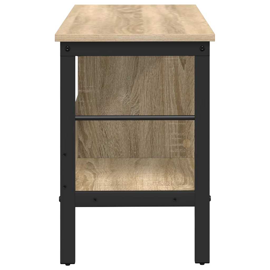 Boekenkast Sonoma Eiken 82 x 32 x 47 cm Bewerkt hout is nu te koop bij PeponiXL, paradijselijk wonen!